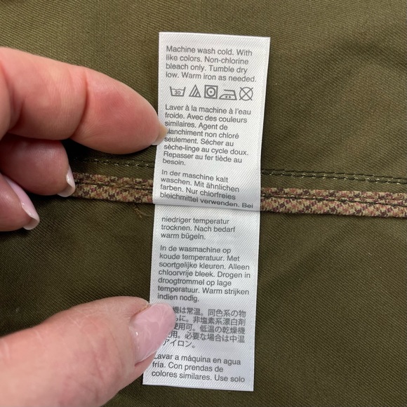 J. Crew Waxed Downtown Field Jacket Coat Size XS Green - Picture 15 of 16